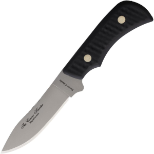 Knives Of Alaska 00050FG Classic Hunter Matte Gray MagnaCut Knife Black Suregrip Handles