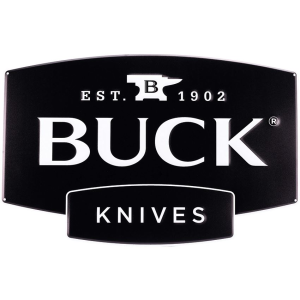 Buck 95283 Buck Logo Tin Tacker Sign
