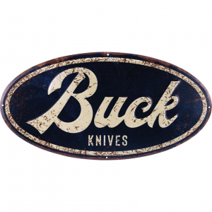 Buck 95306 Oval Tin Tacker Sign