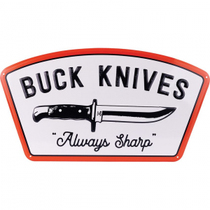 Buck 95307 Always Sharp Tin Taker Sign
