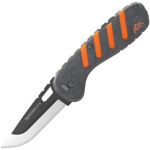 Outdoor Edge HTX30Y6C Razor HTX 3.0 Folding Knife Gray/Orange Handles