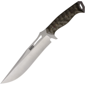 Dawson 49154 Seraphim CP Satin MagnaCut Bowie Fixed Blade Knife Ultrex Camo G10 Handles