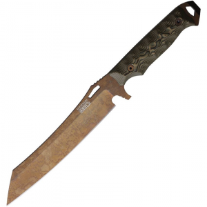 Dawson 47421 Wayfinder Arizona Copper MagnaCut Fixed Blade Knife Ultrex Camo G10 Handles