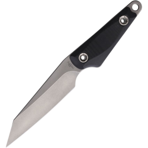 Medford 114VTQ08KB Pro UDT Tumbled Fixed Blade Knife Black G10 Handles