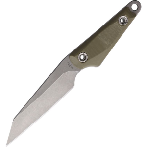 Medford 114VTQ10KO Pro UDT Tumbled Fixed Blade Knife OD Green G10 Handles