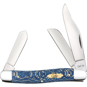 Case XX 63732 Stockman Knife Blue Sycamore Wood Handles