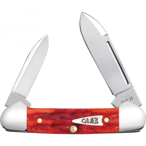 Case XX 42322 Baby Butterbean Knife Indian Paint Brush Kinfolks Jigged Bone Handles