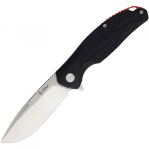 Spika BUFL450 Bushmaster Raider Satin Linerlock Knife Black G10 Handles