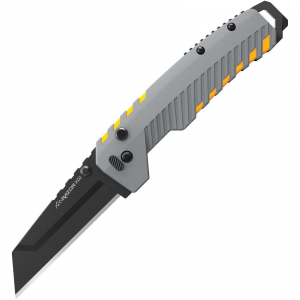 Outdoor Edge XDS230AC Razor XD2 Button Lock Knife Gray/Orange GFN Handles
