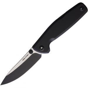 Real Steel 7871BB Yak Two-Tone Lockback Knife Black G10 Handles