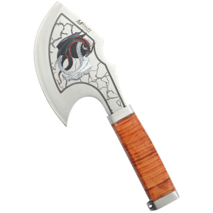 MTech AXE001D Axe Dragon Stacked Leather Handles