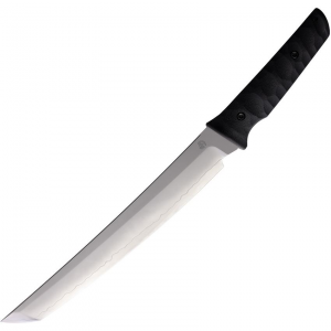 North Mountain Blade CHOPSLD Chop 01 San Mia Tanto Fixed Blade Knife Black G10 Handles