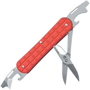 FOX VPGPW130F3R Vulpis Folding Knife Red Handles