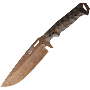Dawson 60035 Summit Arizona Copper MagnaCut Fixed Blade Knife Ultrex Camo G10 Handles
