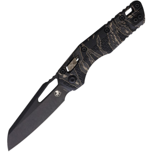 Microtech 18045 MSI Apocalyptic Sheepsfoot Ram-Lok Knife Tiger Tri-Grip Handles