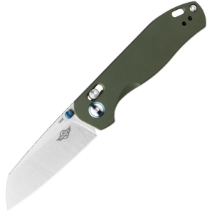 Oknife Oknife RUBATO2ODGAI Rubato 2 Satin Sheepsfoot Rail Lock Knife OD Green Aluminum Handles - $89.99 at KnifeCountryUSA.com