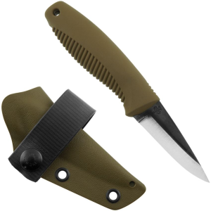 Peltonen 306 M23 Ranger Cub Carbon Steel Fixed Blade Knife Coyote Handles
