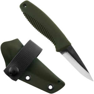 Peltonen 307 M23 Ranger Cub Carbon Steel Fixed Blade Knife OD Green Handles