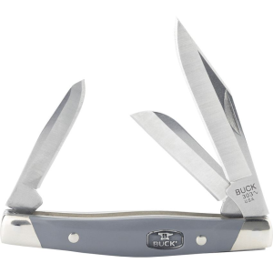 Buck 303GYS2 Cadet Knife Gray Valox Handle Silver Bolsters