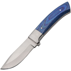 Pakistan 203538 Sapphire Hunter Knife Blue Wood Handles