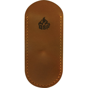 QSP 002A Up to 4.75 inch Leather Sheath Light Brown