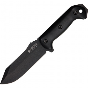 Becker R10 Crewman with Standard Edge 1095 Carbon Steel Clip Point & Zytel Handles Fixed Blade Knife
