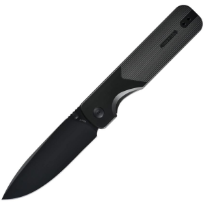 Oknife Oknife DURONSG Duron Black Nitro V Drop Point Framelock Knife Gray Stealth Oal Super Aluminum Handles - $89.39 at KnifeCountryUSA.com