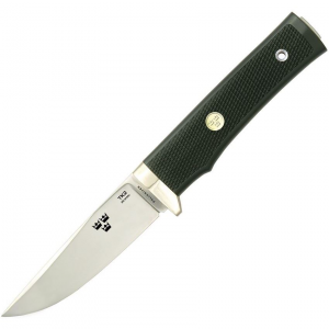 Fallkniven TK2 Tre Kronor Fixed Blade Knife with Black Thermorun Handle