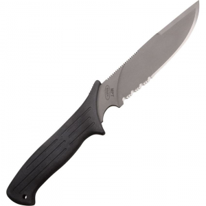 Mission 1801PS MPT-TI Titanium Blade Knife with Black Injection Molded Hytrel Handle