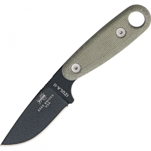 ESEE IZ2B Izula II Black Fixed Blade Knife