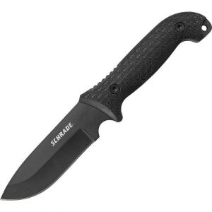 Schrade F51 Frontier Black TPE Fixed Blade Knife