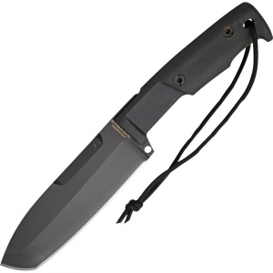 Extrema Ratio 129SELG Selvan Fixed Blade Knife with Black Forprene Handle