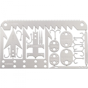 Readyman 01 Wilderness Survival Card with Stainless Construction