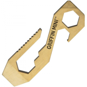 Griffin Pocket Tool MBR GPT Mini Pocket Tool Brass with Stainless Steel Construction