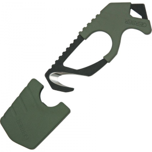 Gerber 1943 Strap Cutter Green with Stainless Steel Construction
