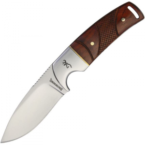 Browning 0229 Stainless Fixed Blade Knife with Cocobolo Wood Handle