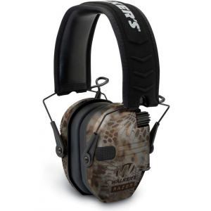 Walkers Game Ears 01306 Black Razor Slim Electronic Muff with Adjustable Headband