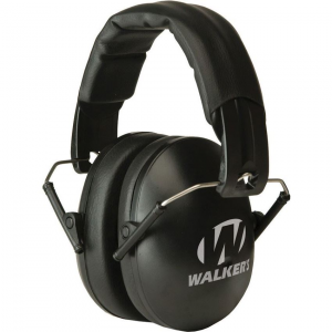 Walkers Game Ears 10498 Black Youth & Women Folding Muff with Adjustable Headband