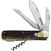 Boker 110649 Hunting Quadro Lockback Folding Pocket Knife