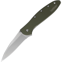 Kershaw 1660OL Leek Olive Assisted Opening Framelock Folding Pocket Knife