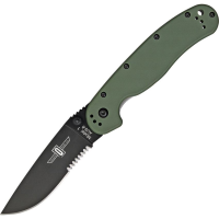 Ontario 8847OD RAT-1 Part Serrated Linerlock Folding Pocket Knife