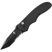 Gerber 1751 F.A.S.T. Draw Tanto Folding Pocket Knife with Textured Black Nylon Handle
