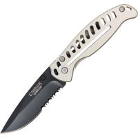 Camillus 19166 EDC3 Part Serrated Drop Point Linerlock Folding Pocket Knife