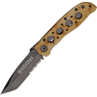 Smith & Wesson SW5TBSD ExtremeOps Part Serrated Tanto Point Linerlock Folding Pocket Knife