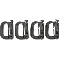 Maxpedition GRMLB Black Grimloc Locking D-Ring with High Tensile Strength Nylon Webbing