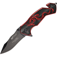 MTech 759BR Dragon Strike Rescue Linerlock Folding Pocket Knife