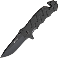 MTech 424BK Skeleton Black Linerlock Folding Pocket Knife