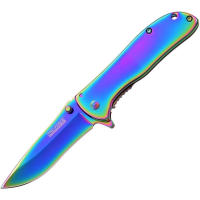 Tac Force 861RB Rainbow Assisted Opening Framelock Folding Pocket Knife