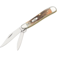 Case 048 Peanut Folding Pocket Knife with Stag Handle