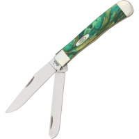 Case 9254CE Trapper Cat's Eye Folding Pocket Knife with Corelon Handle